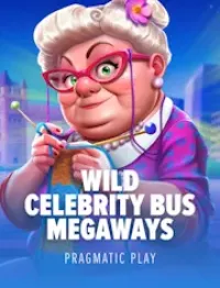 wild celebrity bus megaways slot logo